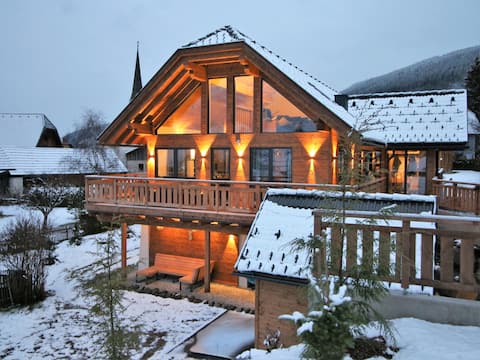 Wellness chalet close to the ski slopes
