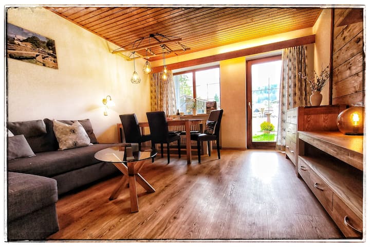 Ferienwohnung Almrausch 50 Qm, 3 Personen Terrasse - Ramsau