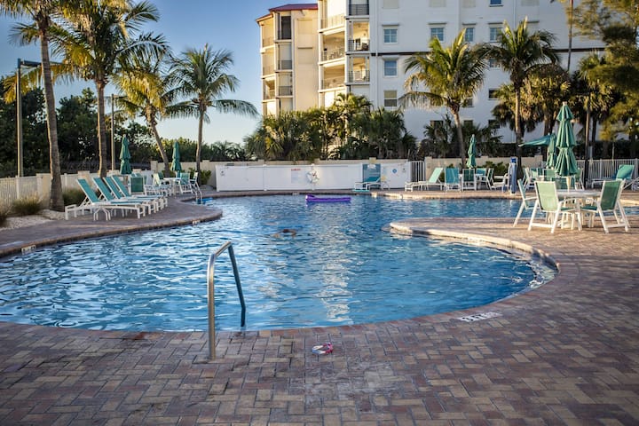 Resort Style Amenities.  Heated Pool.  Beachfront - Treasure Island, FL