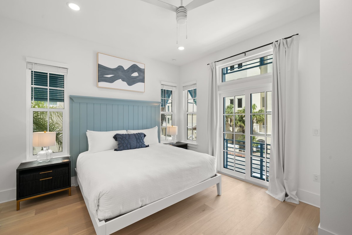 Dormitorio king #2 con baño privado y balcón privado