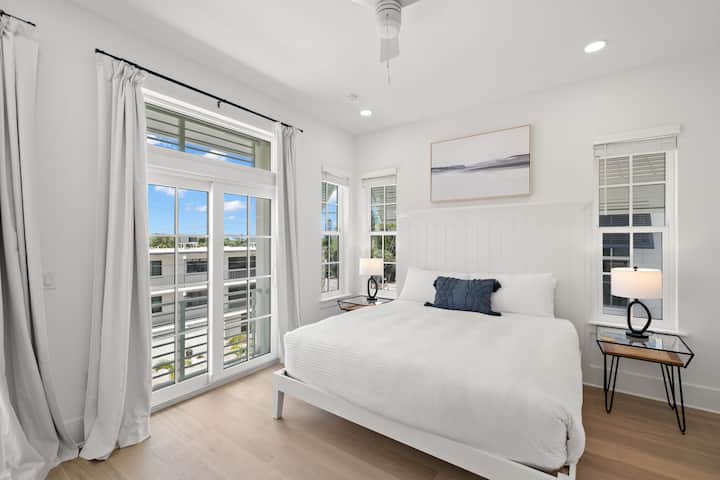 Ağıllı TV + Paylaşılan Balkonlu Kral Yataq Otağı #2