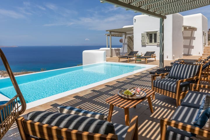 Modern Mykonos Villa Private Pool, Stunning View gallery image 4
