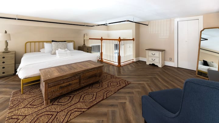 Habitación espaciosa en el dormitorio.