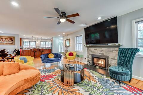 14 Mi to DC: Retreat w/ Hot Tub & Sunroom!