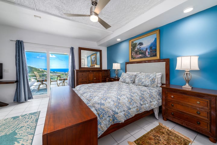 The apartment suite's spacious bedroom!