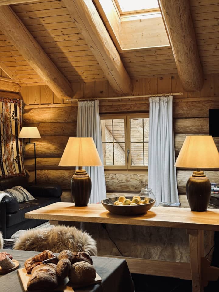 Apartment N - Private Log Apartment - Heiti Lodge - Switzerland