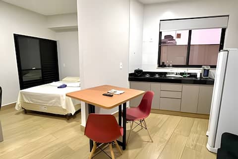 New Studio with Balcony at Market Square (103)