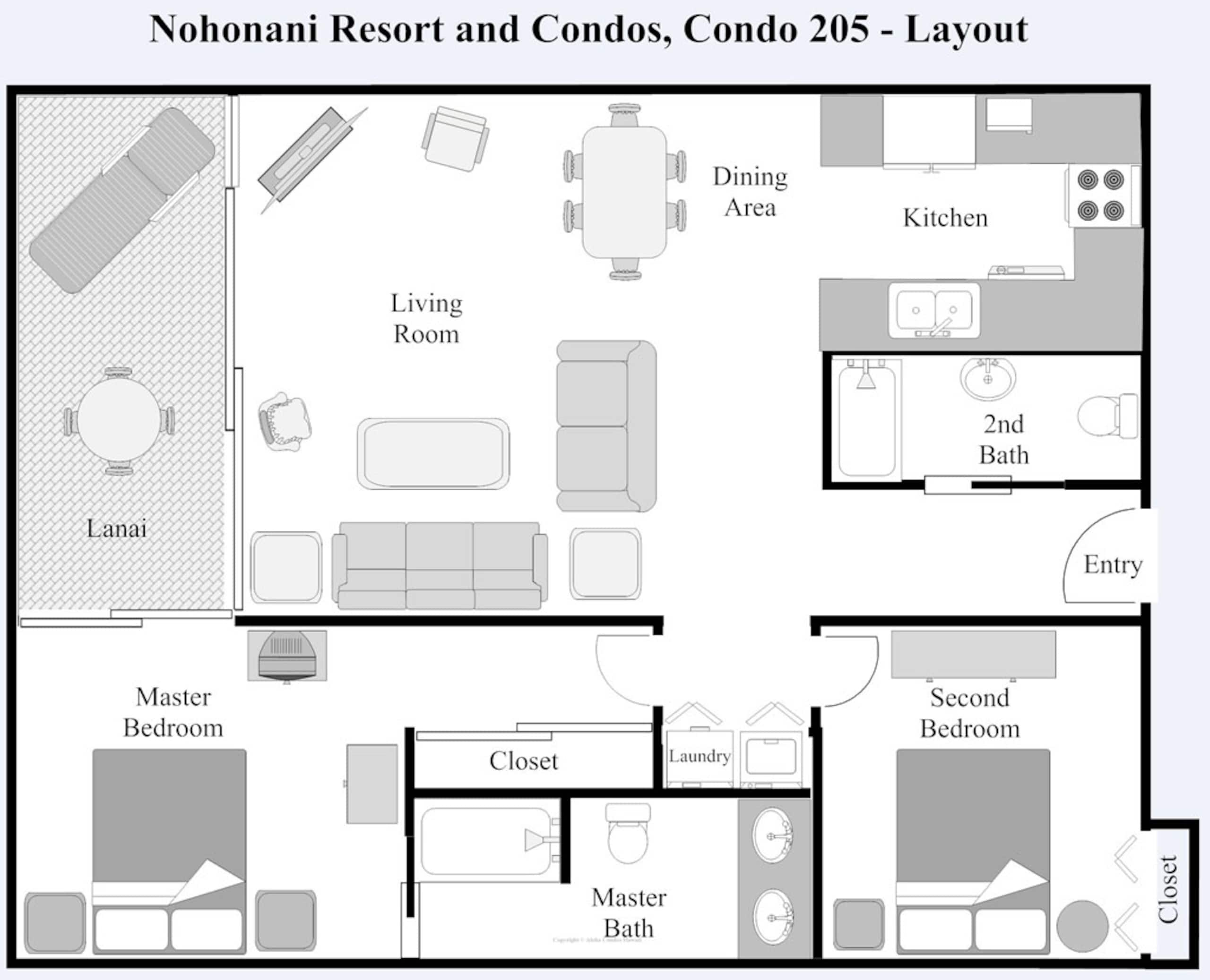 Nohonani Condos & Resort Condo 205 - Aloha Condos - Image 36