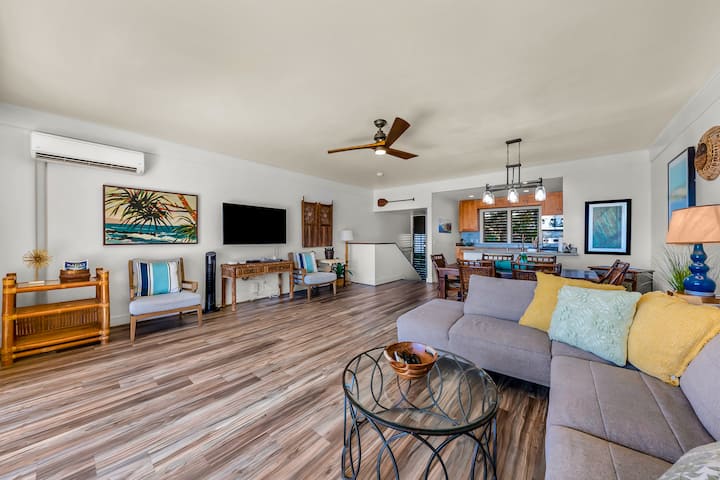 Beach-ac-pool-gym-oceanview-garden-two Lanais-w/d - Kauai, HI