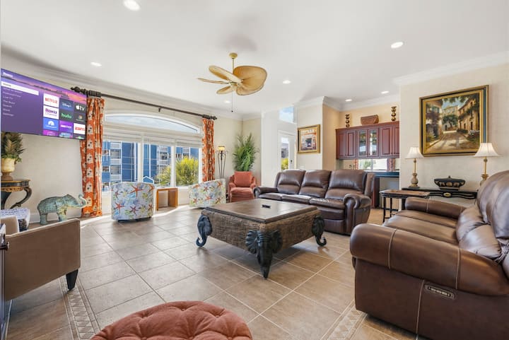 Lux 5br Mediterranean-style Home W/ Private Pool - North Myrtle Beach, SC