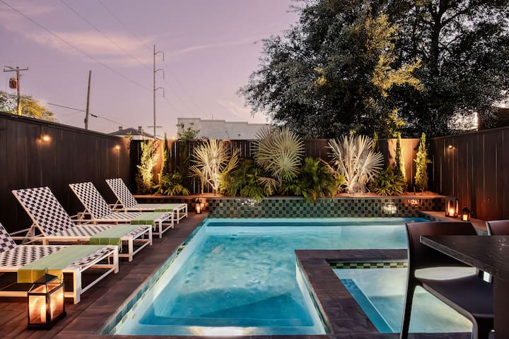 Chic NOLA Home | Heated Pool & Spa