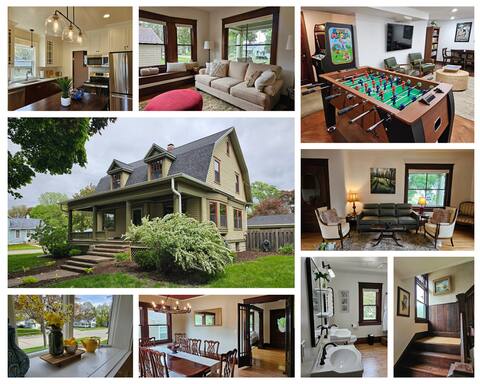 Historic home in downtown De Pere, sleeps 10
