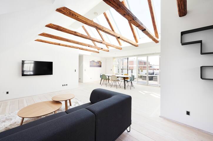 2-BR penthouse with private terrace – 1 gallery image 2