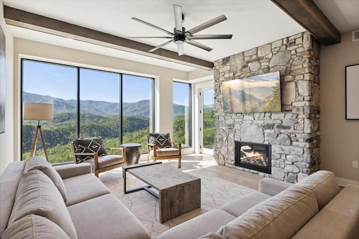 2 Bd| Pool & Mountain View| Sleeps 6| Luxury Renta - Ripley's Aquarium of the Smokies, Gatlinburg