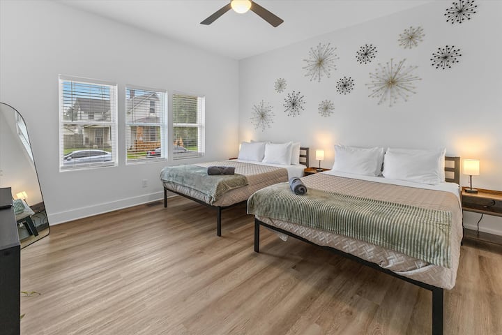 2 camere da letto matrimoniali con bagno padronale