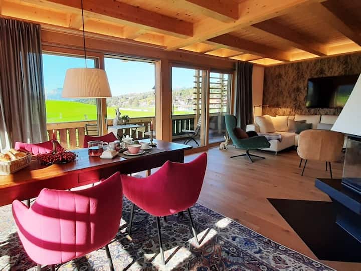 Exklusive Ferienwohnung 150 Qm Mit Bergblick - Reit