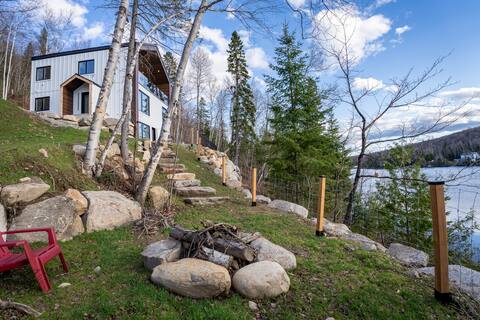 Scandinavian on the Lake | hot tub |  waterfront