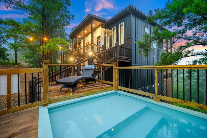 Mountain Views Pool Hot Tub Sauna Luxury Escape - Oklahoma