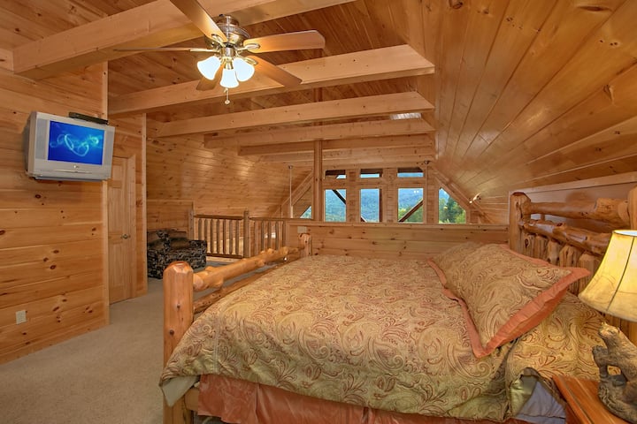 ¡Cama king con vista!
