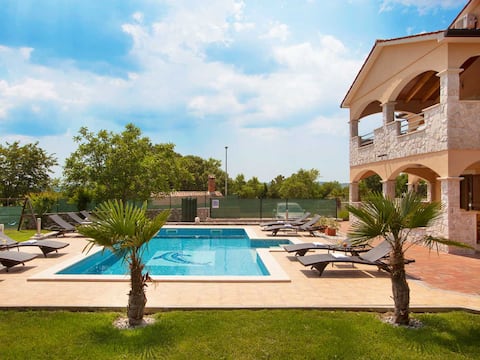 Beautiful modern villa in a village near the sea