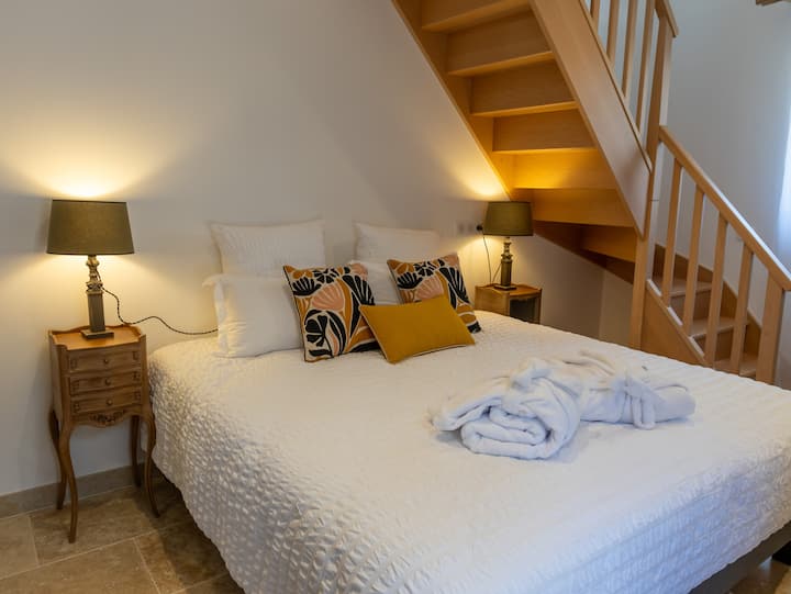 Chambre Familiale Haut-de-gamme En Duplex - Cabourg