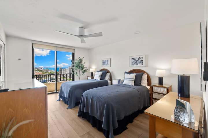 Chumba pacha chenye nafasi kubwa chenye mandhari ya ghuba, kinachofaa kwa watoto, vijana au marafiki