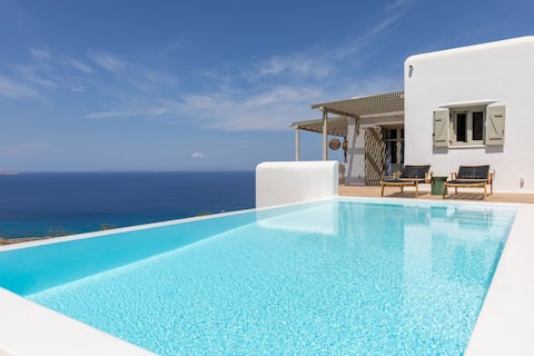 New Twin Villas in Mykonos Pool & Stunning Views