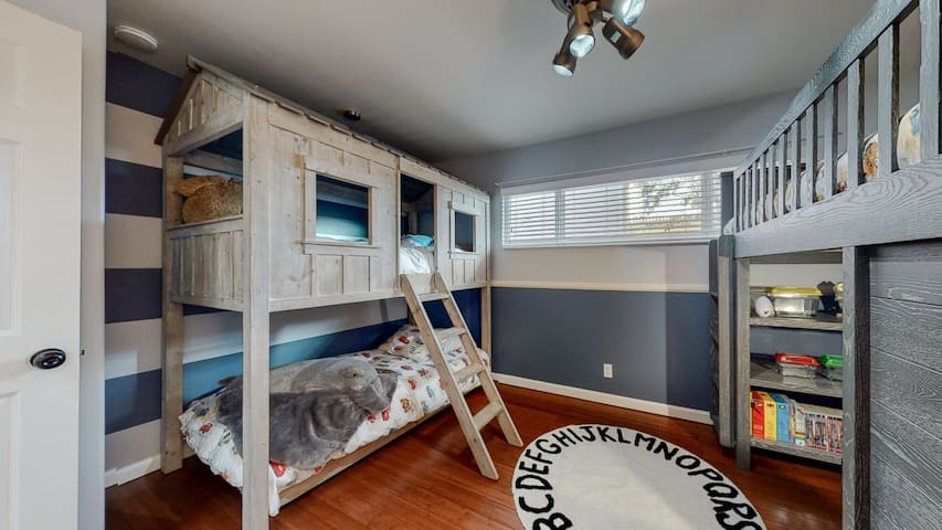 Family House with Toys and Playground for Kids!