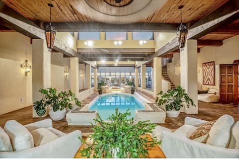 Indoor heated pool minutes to downtown Santa Fe