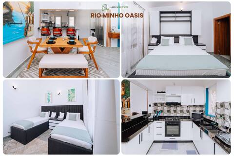 Rio Minho Oasis: 2BR Near Stone Town & Airport