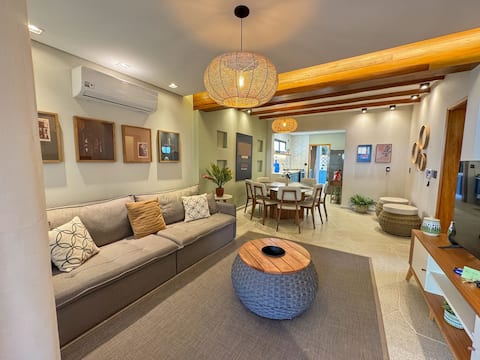 Airbnb em destaque: Casa Bela - 3 bedrooms, garage, air conditioning em águas De Lindóia