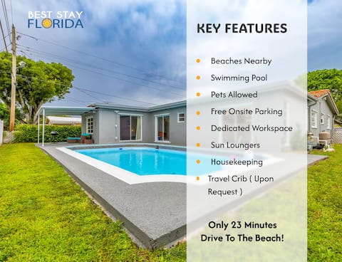 Margate Retreat | Pool | Near Beach | BBQ