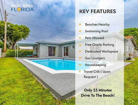 Margate Retreat | Pool | Near Beach | BBQ