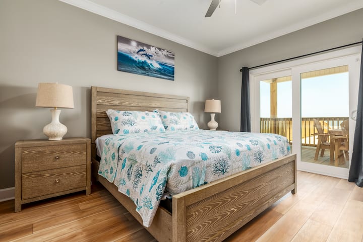 012 Wine n' Sea NW King Ensuite met uitzicht op het water