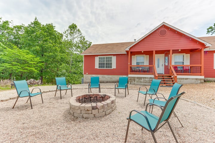 Fire Pit W/ Great View! Beaver Lake Home By Marina - Beaver Lake, AR