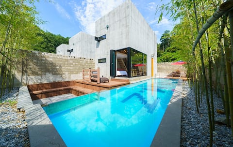 Private home with a modern interior