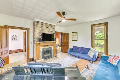 Family Home w/ Yard & Fire Pit in Middleburgh!
