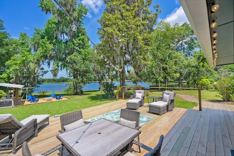 Lakeside, Water View, Kayak, BBQ Grill, Fire Pit