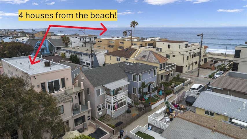 Charge your car here and walk to the beach!