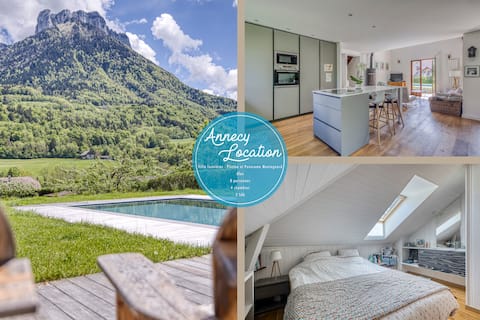 Villa Touvières - Piscine et Panorama Montagnard