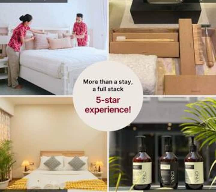 Panache - Secondary · The Blissful Retreat: 2 BHK W/ Pool, Bar & Garden