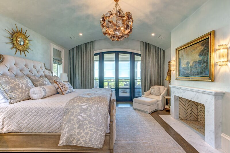 Master Bedroom with ocean views and porch access