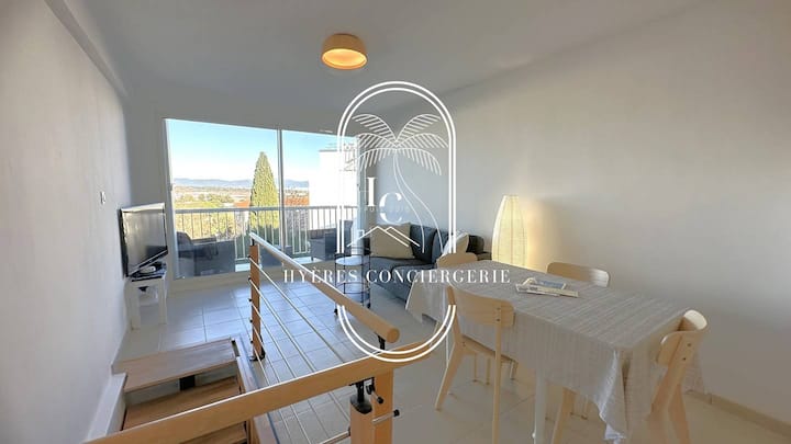 Duplex-3 Chambres Giens-wifi-pk - ポルクロール島