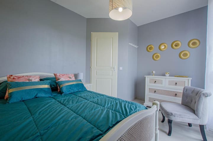 Habitación doble en el piso de arriba con vistas al lago