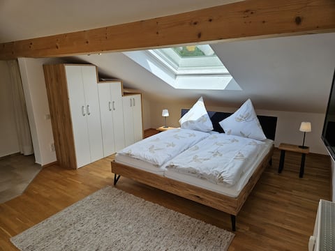 1-room apartment 30 sqm in the attic with south balcony