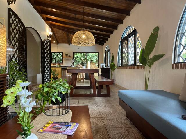 5 min to Beach ~ Private Pool ~ European style!