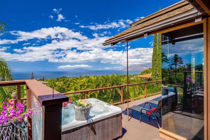 Paradise is calling, private home views, pool