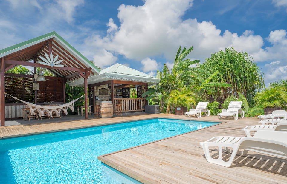 Villa Catalunya à Anse-Bertrand avec piscine privée