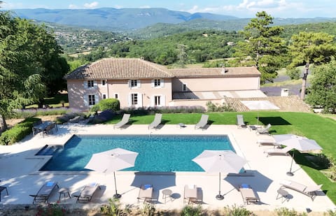Bastide de l'Esclat - Pool - lavender fields