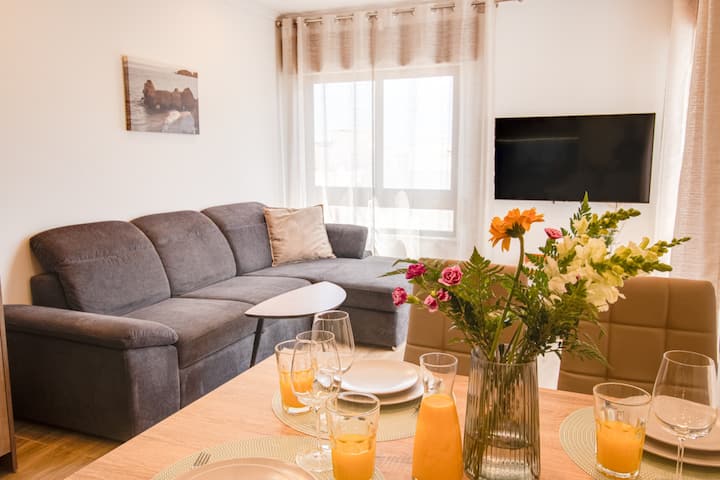 1-step To The Beach Apt. | Ocean View | Ac | Wi-fi - Armação de Pêra